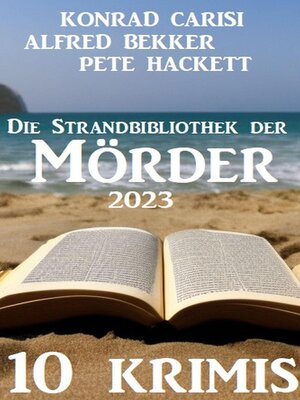 cover image of Die Strandbibliothek der Mörder 2023